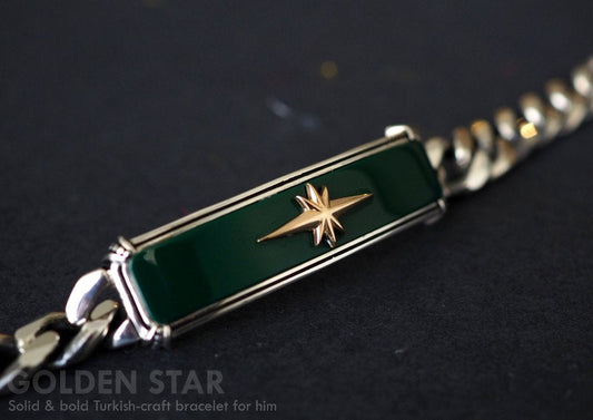 Golden Star Men's Bracelet